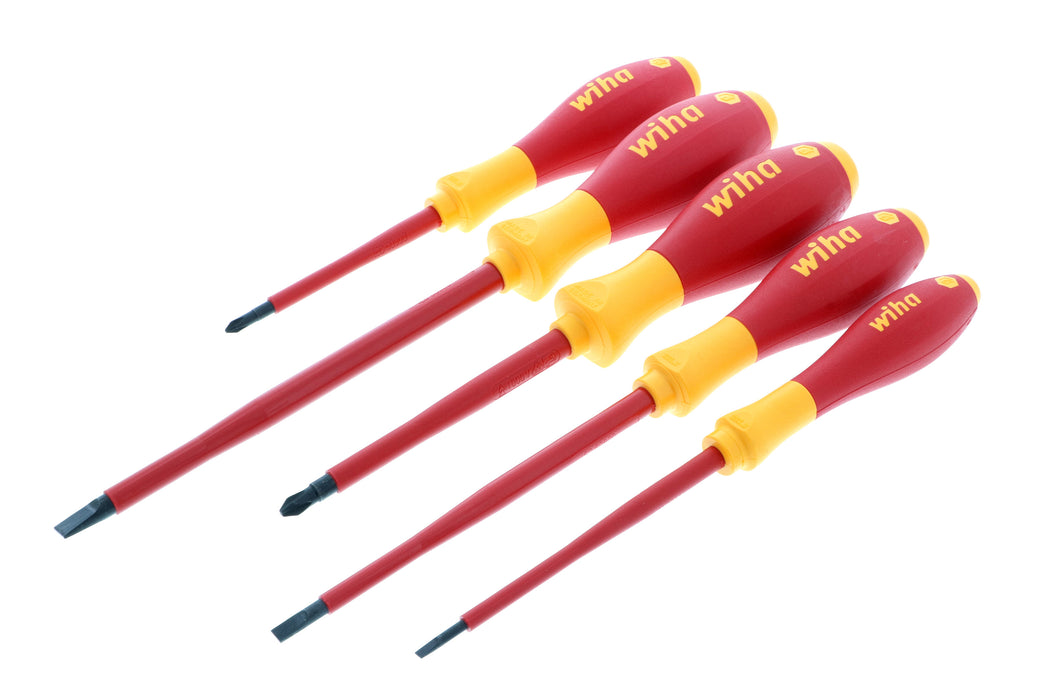 Wiha 32091 5 Piece Insulated SoftFinish Screwdriver Set