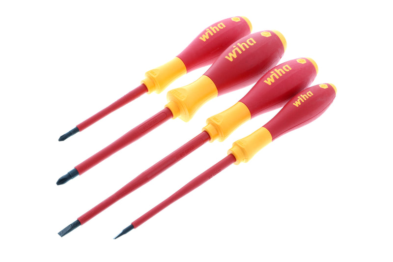 Wiha 32090 4 Piece Insulated SoftFinish Screwdriver Set