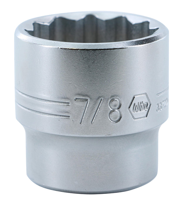 Wiha 33720 12 Point - 3/8 Inch Drive Socket - 7/8"