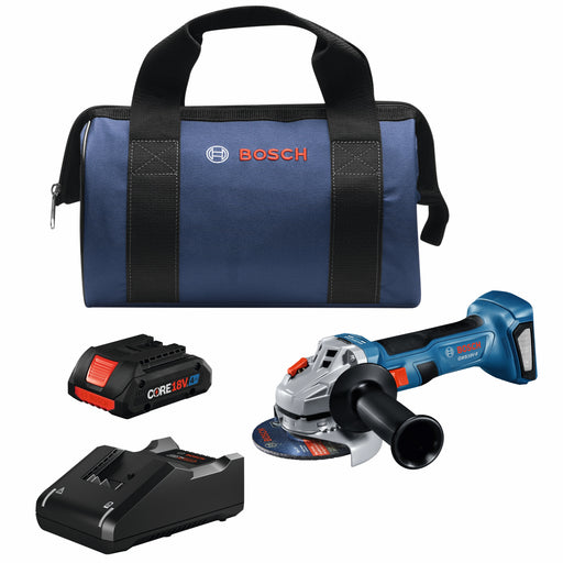 Bosch GWS18V-8B15, 18V 4-1/2 In. Angle Grinder Kit