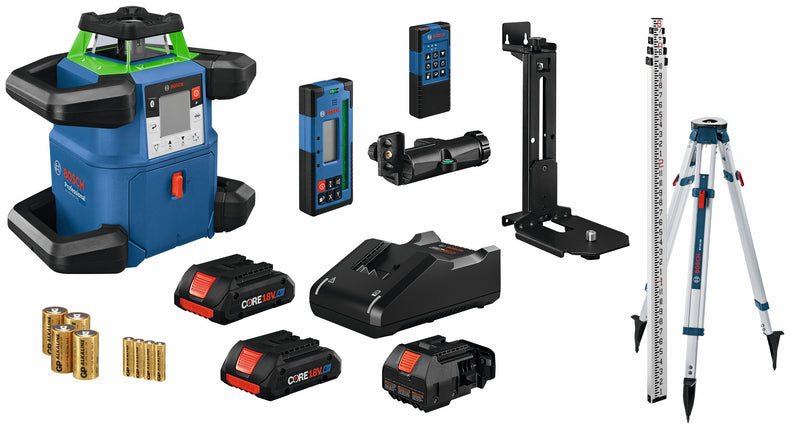 Bosch GRL4000-90CHVGK-BAT, 18V Self-Leveling Rotary Laser Kit