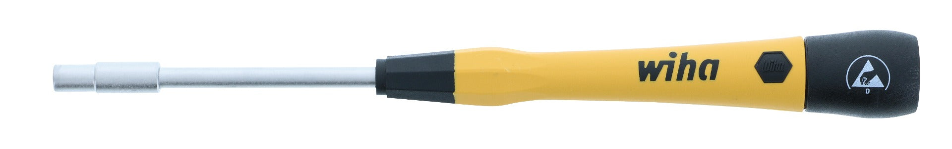 Wiha 27773 ESD Safe PicoFinish Precision Nut Driver - 9/64" x 60mm