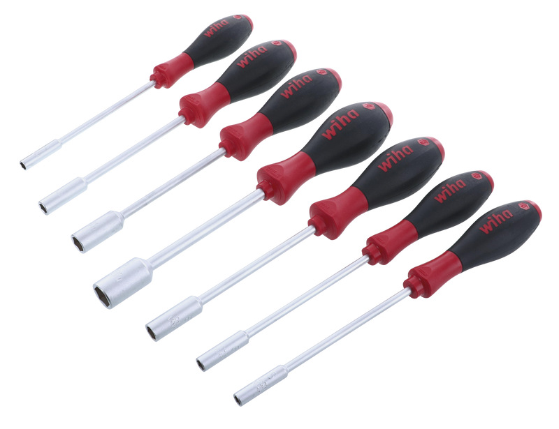 Wiha 34194 7 Piece SoftFinish Nut Driver Set - Metric