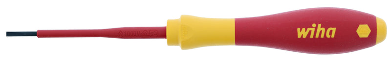Wiha 32010 Insulated SoftFinish Slotted Screwdriver 2.5mm x 75mm