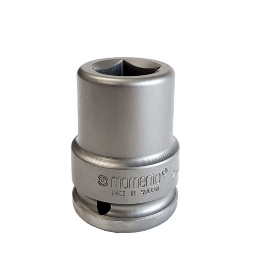 Momento Impact Socket, Metric Square, Non-Magnetic, Non-Covered, Impact Rated, 4-Point