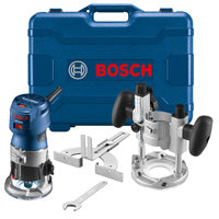 Bosch GKF125CEPK, 1.25 HP (Max) Palm Router Combo Kit