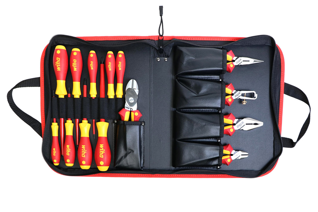 Wiha 32895 14 Piece Insulated Pliers-Cutters and Screwdriver Set