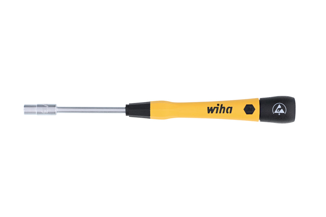 Wiha 27775 ESD Safe PicoFinish Precision Nut Driver - 3/16" x 60mm