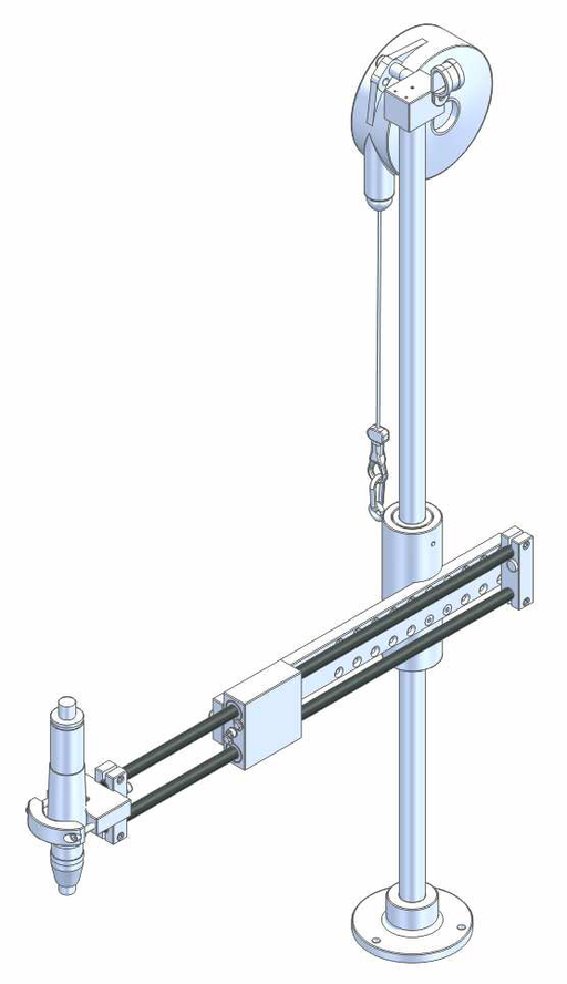 Extended slide for BA 12 - additional stroke 130 mm