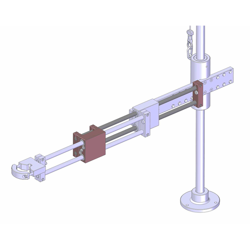 Double slide for BA 100 - additional stroke 330 mm