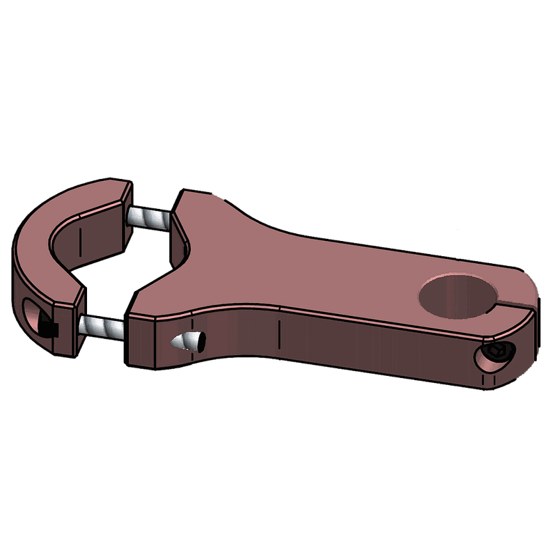 Handle mounting clamp