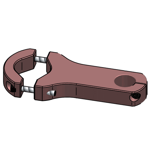 Handle mounting clamp