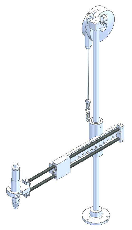 Extended slide for BA 25 - additional stroke 130 mm