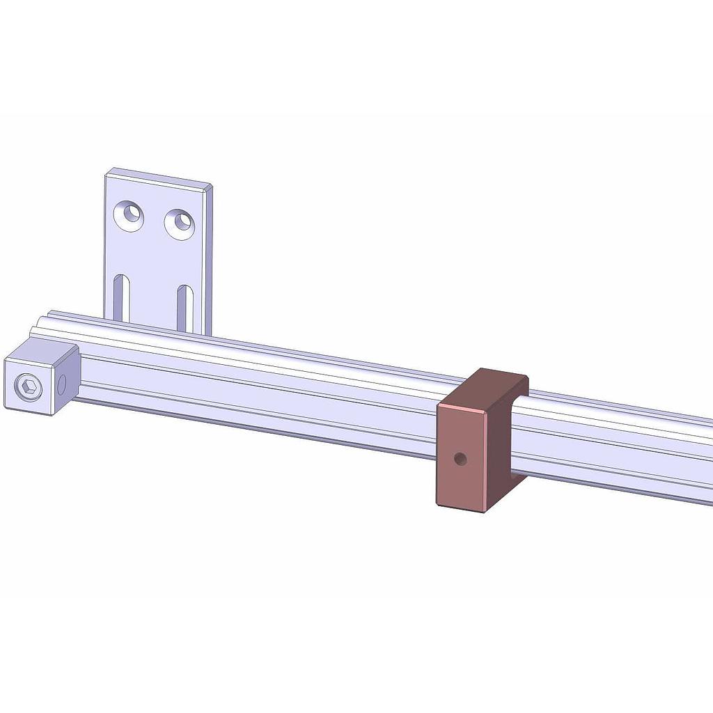 Adjustable Stob Adjustable stop for standard rail — Integrated Manufacturing & Supply