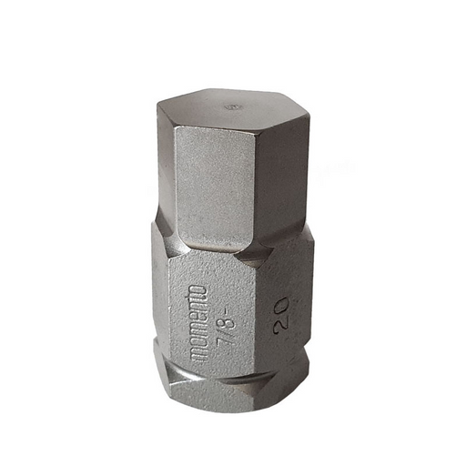 Momento 7/8-12, 12mm Hex 6-Point, 7/8" Hex Drive, Impact Bit Socket, Replacement Bit