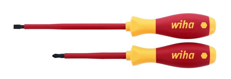 Wiha 33532 2 Piece Insulated Slotted and Phillips Screwdriver Set