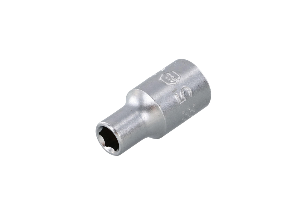 Wiha 33317 6 Point - 1/4 Inch Drive Socket - 5.0mm x 25mm