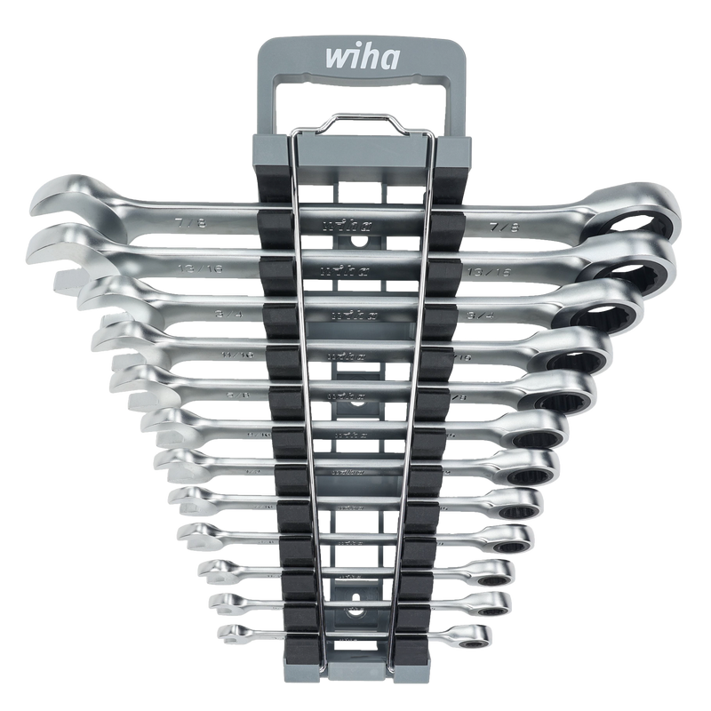 Wiha 30394 12 Piece Combination Ratchet Wrench Set - SAE