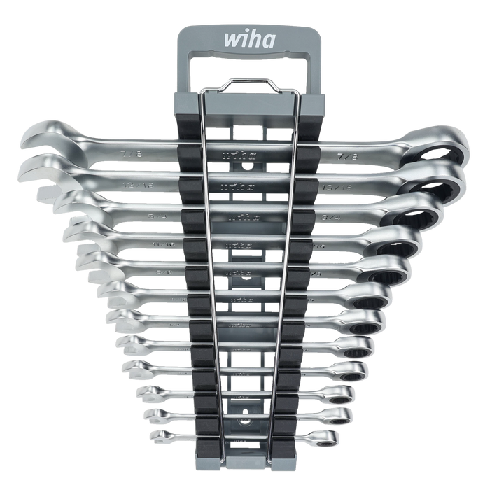 Wiha 30394 12 Piece Combination Ratchet Wrench Set - SAE