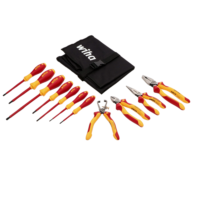 Wiha 32888 11 Piece Insulated Pliers-Cutters and Screwdriver Set