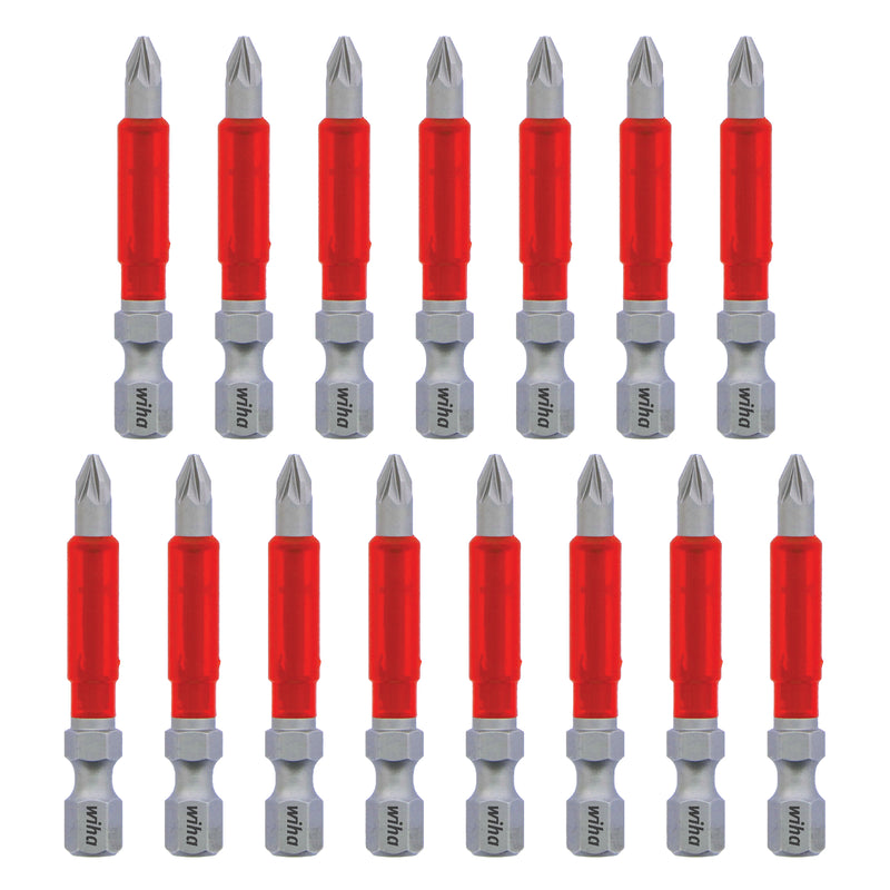 Wiha PoziDriv, MaxxTor, Torsion, 15-Pack, Screwdriver Bit