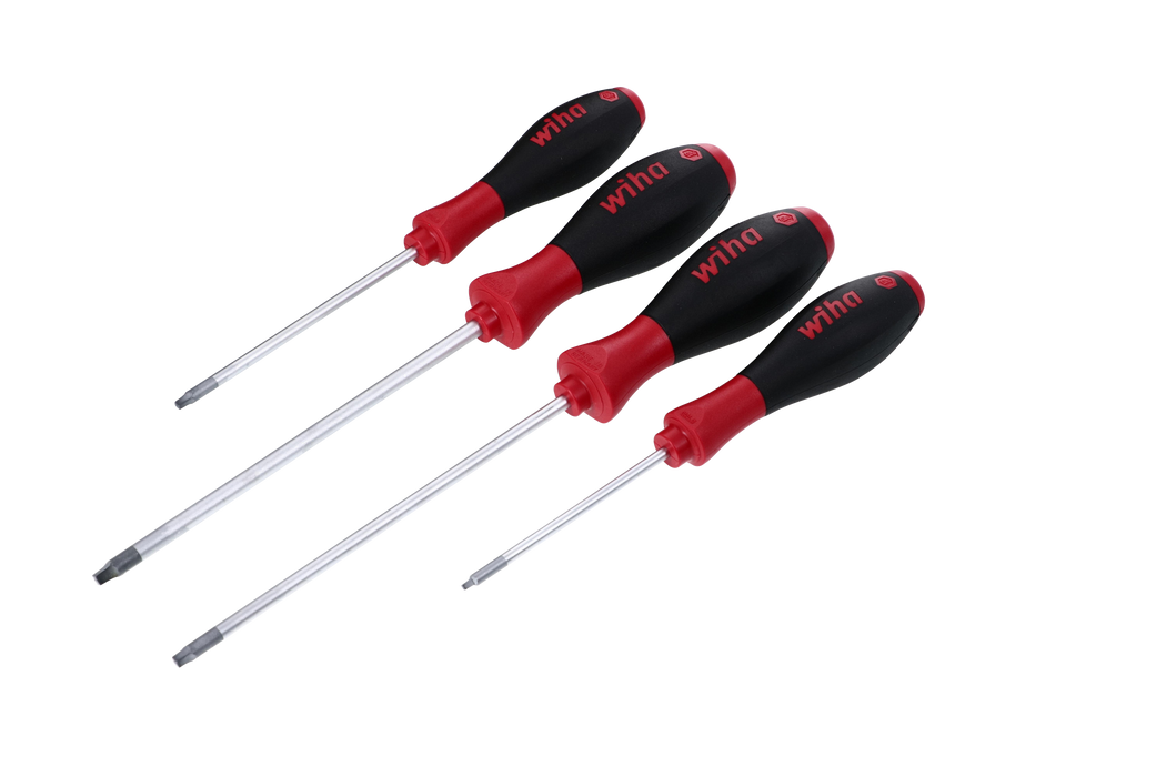 Wiha 35894 4 Piece SoftFinish Square Screwdriver Set