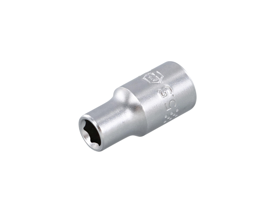 Wiha 33318 6 Point - 1/4 Inch Drive Socket - 5.5mm x 25mm