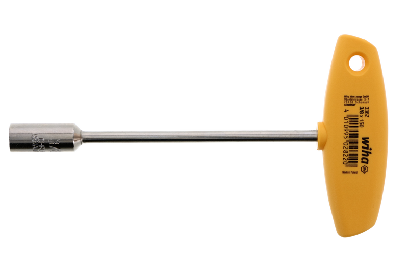 Wiha 33671 Classic Grip T-Handle Nut Driver 3/8"