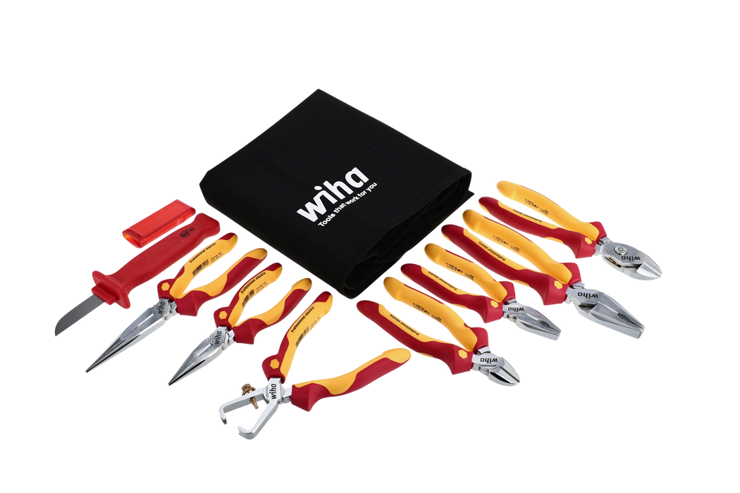 Wiha 32889 8 Piece Insulated Pliers and Cutters Set