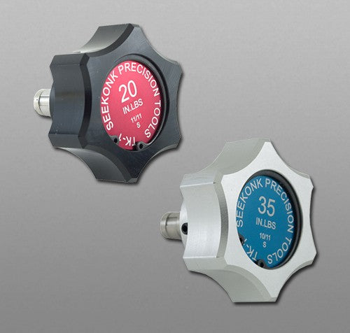 Seekonk TK-1-SLVR-GRN-1/4HEX, Preset, Torque Limiting Knob 