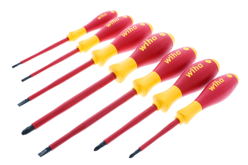 Wiha 32099 7 Piece Insulated SoftFinish Screwdriver Set