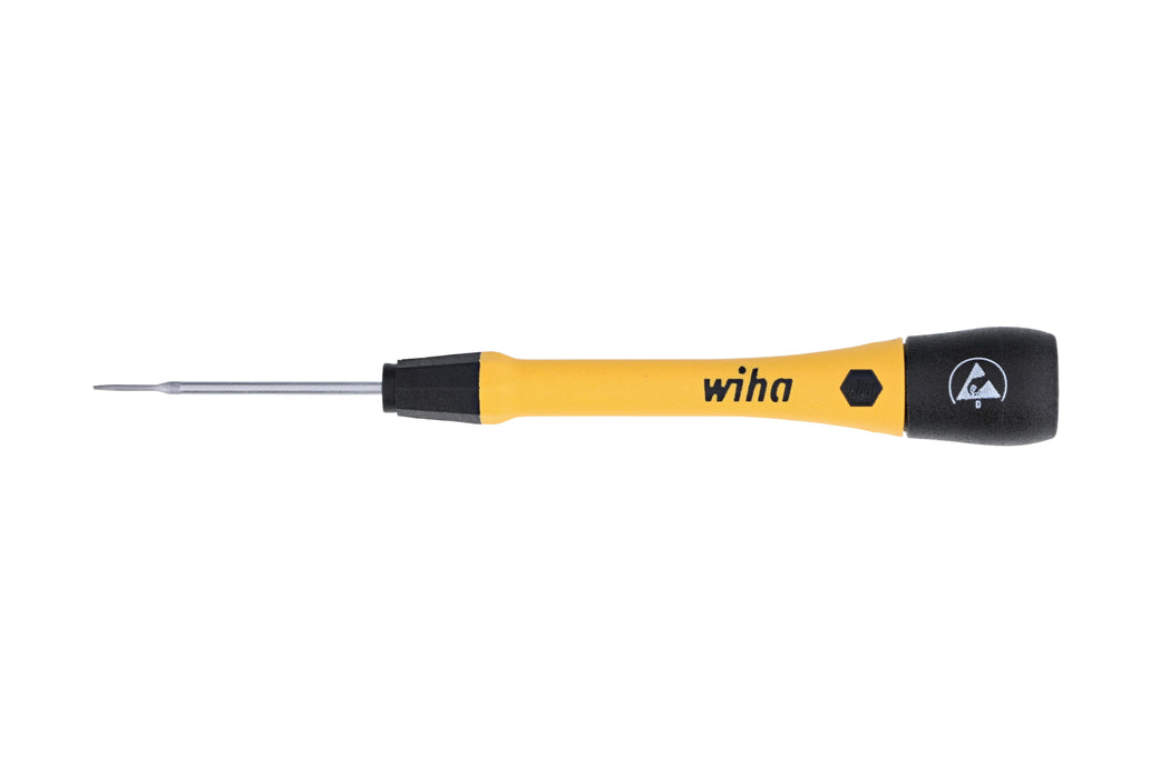 Wiha 27271 ESD Safe PicoFinish Precision Screwdriver - Slotted 1.0mm x 40mm