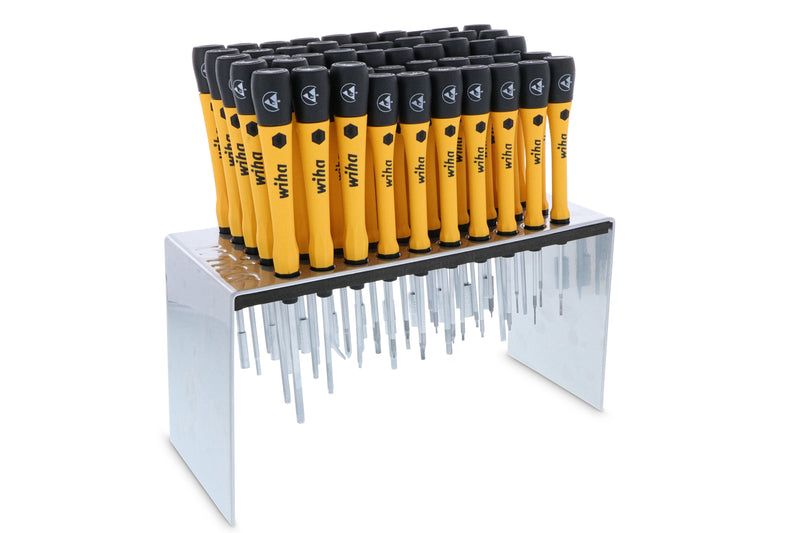 Wiha 92093 50 Piece Master Technician's ESD Safe PicoFinish Precision Screwdriver Bench Top Set