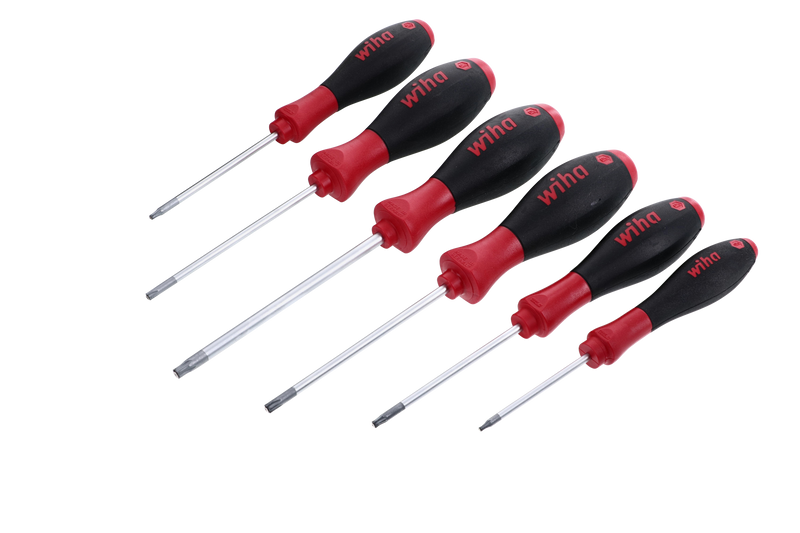 Wiha 36290 6 Piece SoftFinish MagicSpring Torx Screwdriver Set