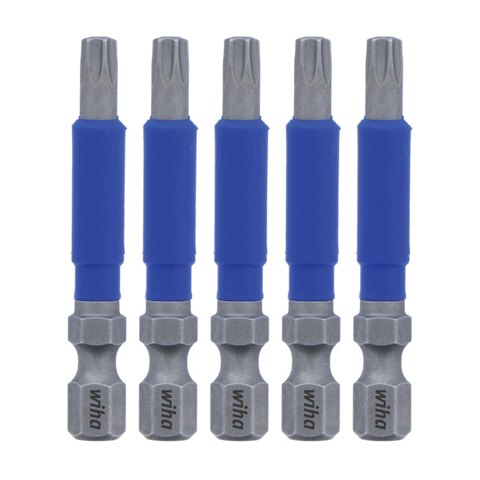 Wiha 70277 TerminatorBlue Impact Bit Torx T25 - 2 Inch - 5 Pack