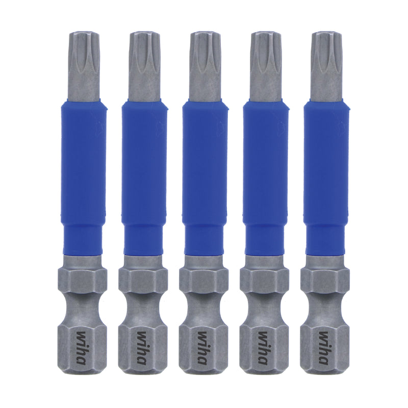 Wiha Torx, Terminator Blue, Torsion, 5-Pack, Screwdriver Bit