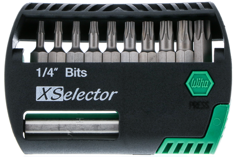 Wiha 79447 11 Piece Security Torx XSelector and Magnetic Bit Holder Set