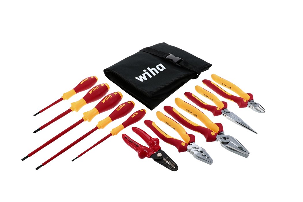 Wiha 32868 10 Piece Insulated Pliers and Screwdriver Set