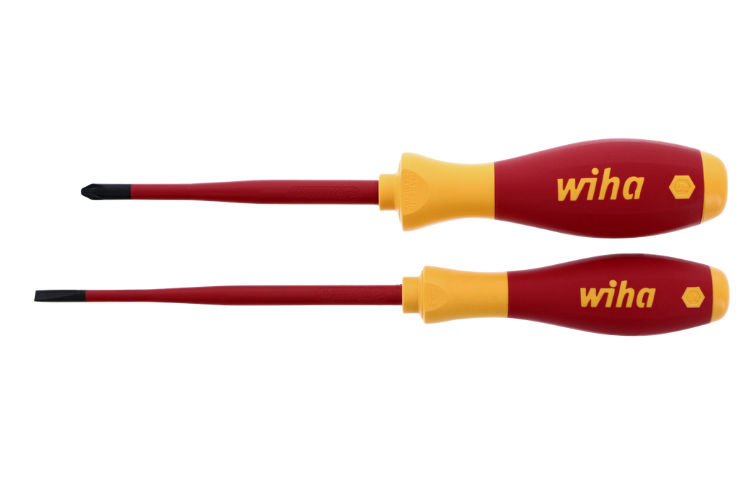 Wiha 32189 2 Piece Insulated SlimLine Screwdriver Set