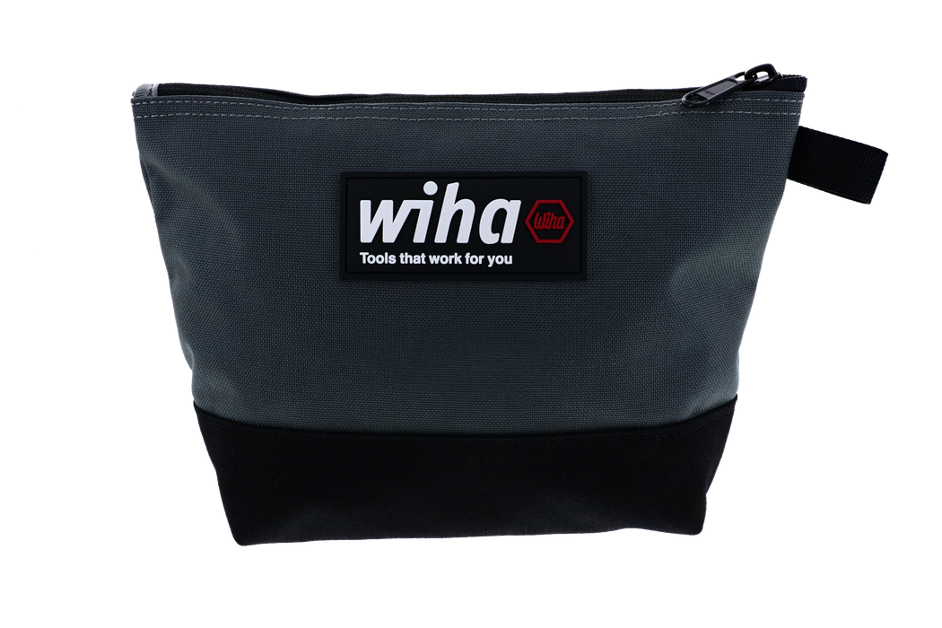 Wiha 91473 Cordura® Multi-Purpose Heavy-Duty Zipper Tool Pouch