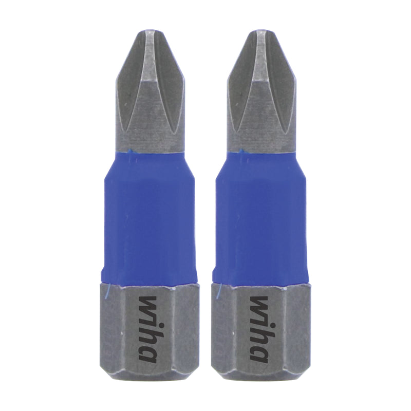 Wiha Phillips, Terminator Blue, Torsion, 2-Pack, Screwdriver Bit