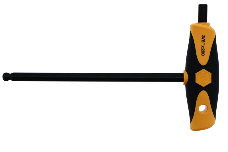 Wiha 33440 SoftGrip Ball End Hex T-handle 3/8"