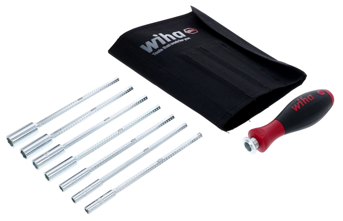 Wiha 28198 8 Piece SoftFinish Drive-Loc VI Nut Driver Set - Metric ...