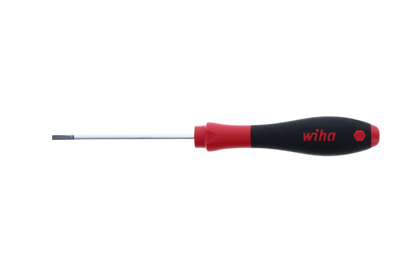 Wiha 30204 SoftFinish Slotted Screwdriver 3.0mm x 80mm