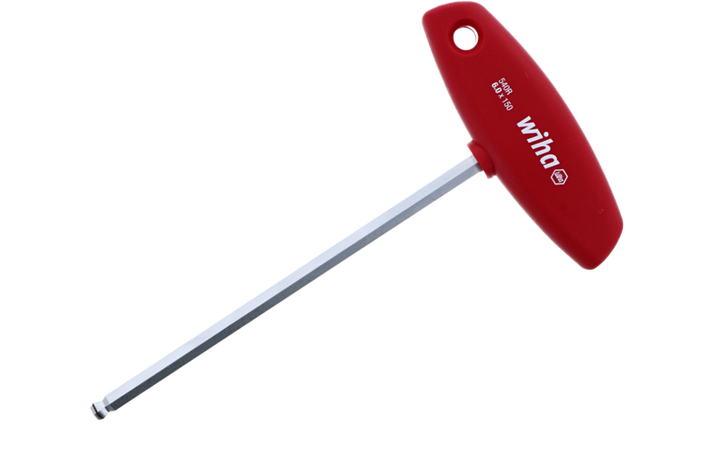 Wiha 54060 Classic Grip MagicRing Ball End Hex T-handle 6.0mm