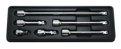 Ko-Ken PK3763/6, 3/8 Sq. Dr. Wobble-Fix Extension Bar set  32-250mm ABS Tray   6 pieces