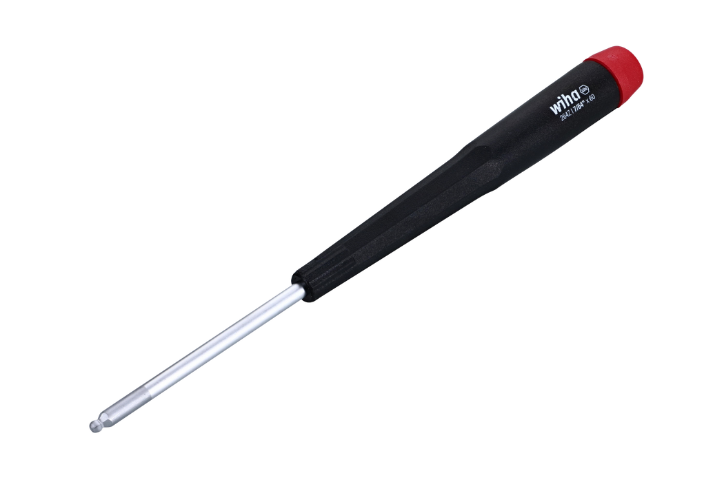 Wiha 26427 Precision Ball End Hex Screwdriver 7/64" x 60mm