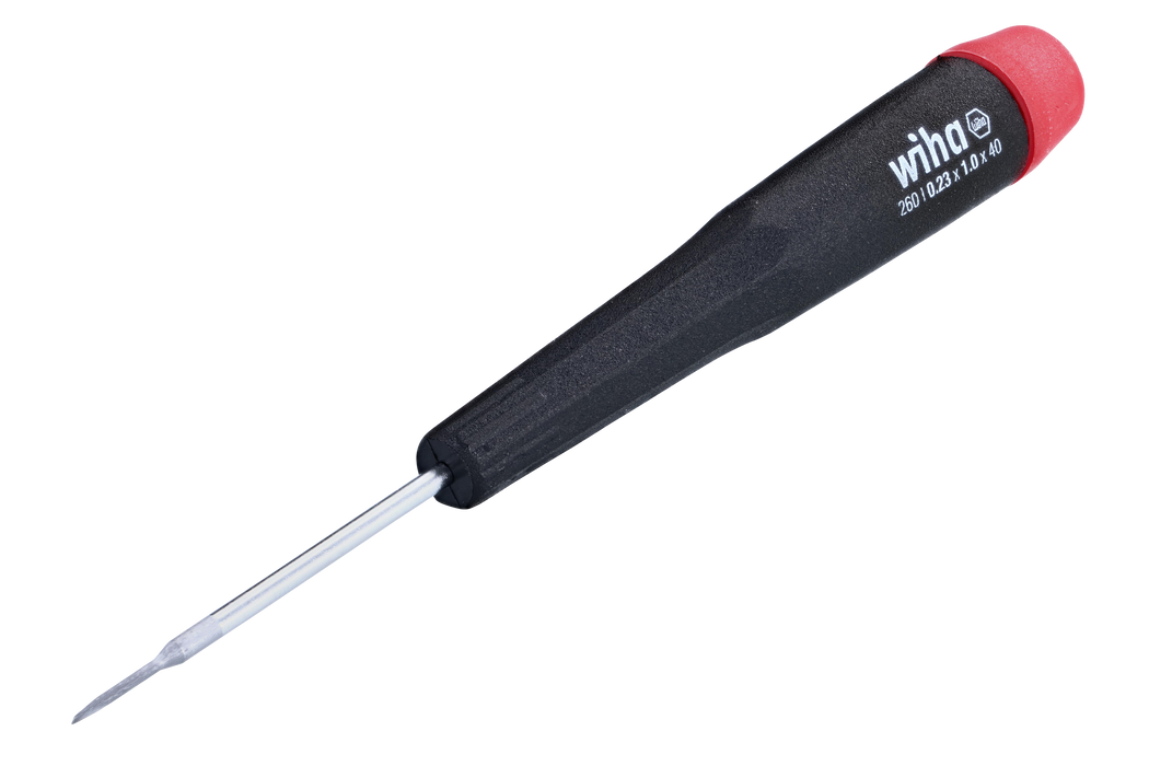 Wiha 26010 Precision Slotted Screwdriver 1.0mm x 40mm