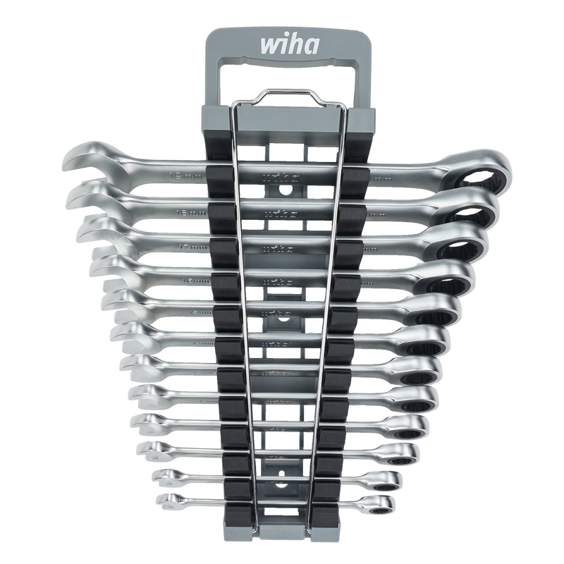 Wiha 30391 12 Piece Combination Ratchet Wrench Set - Metric