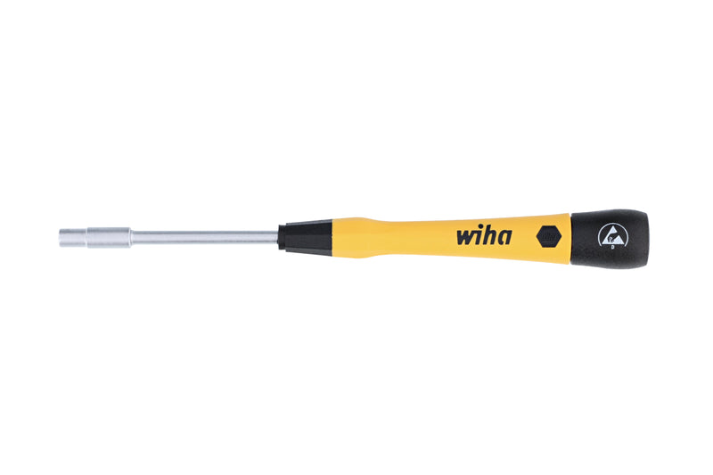 Wiha 27784 ESD Safe PicoFinish Precision Nut Driver - 3.5mm x 60mm